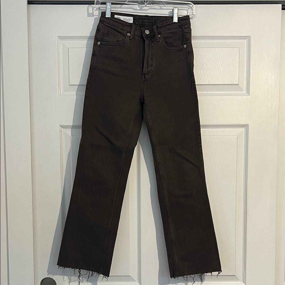 Women's Brown Wash Jeans